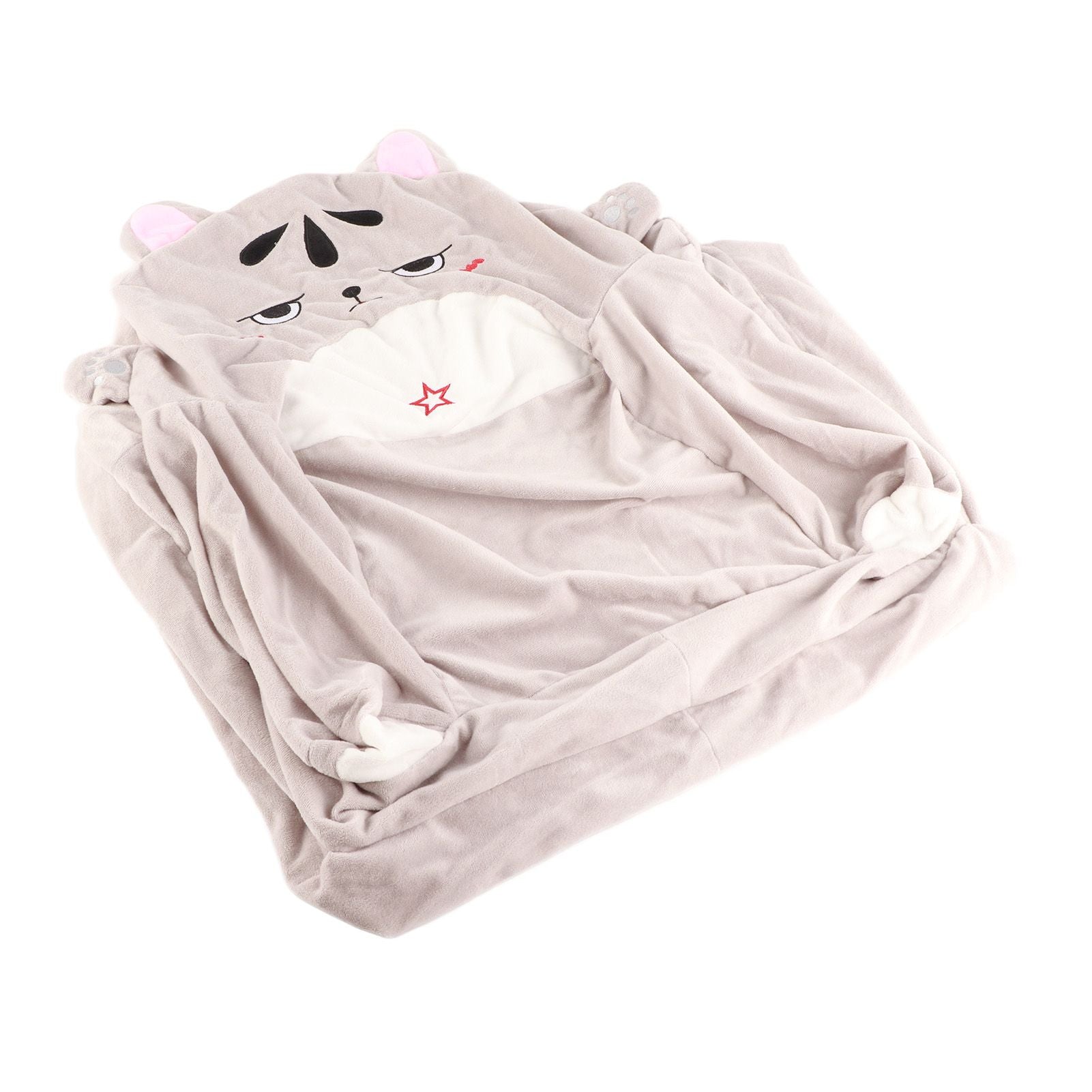 2 in 1 Foldable Children's Sofa Cushion Plush Sofa Cute Sofa Chair for Children
