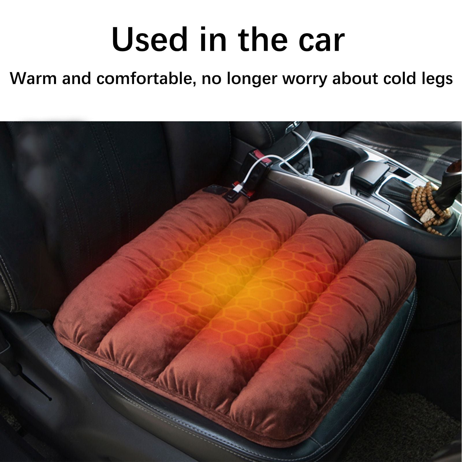 Heating Cushion Winter Car Warm Plug Heating Pad USB Three Temperature Control Chair Pad