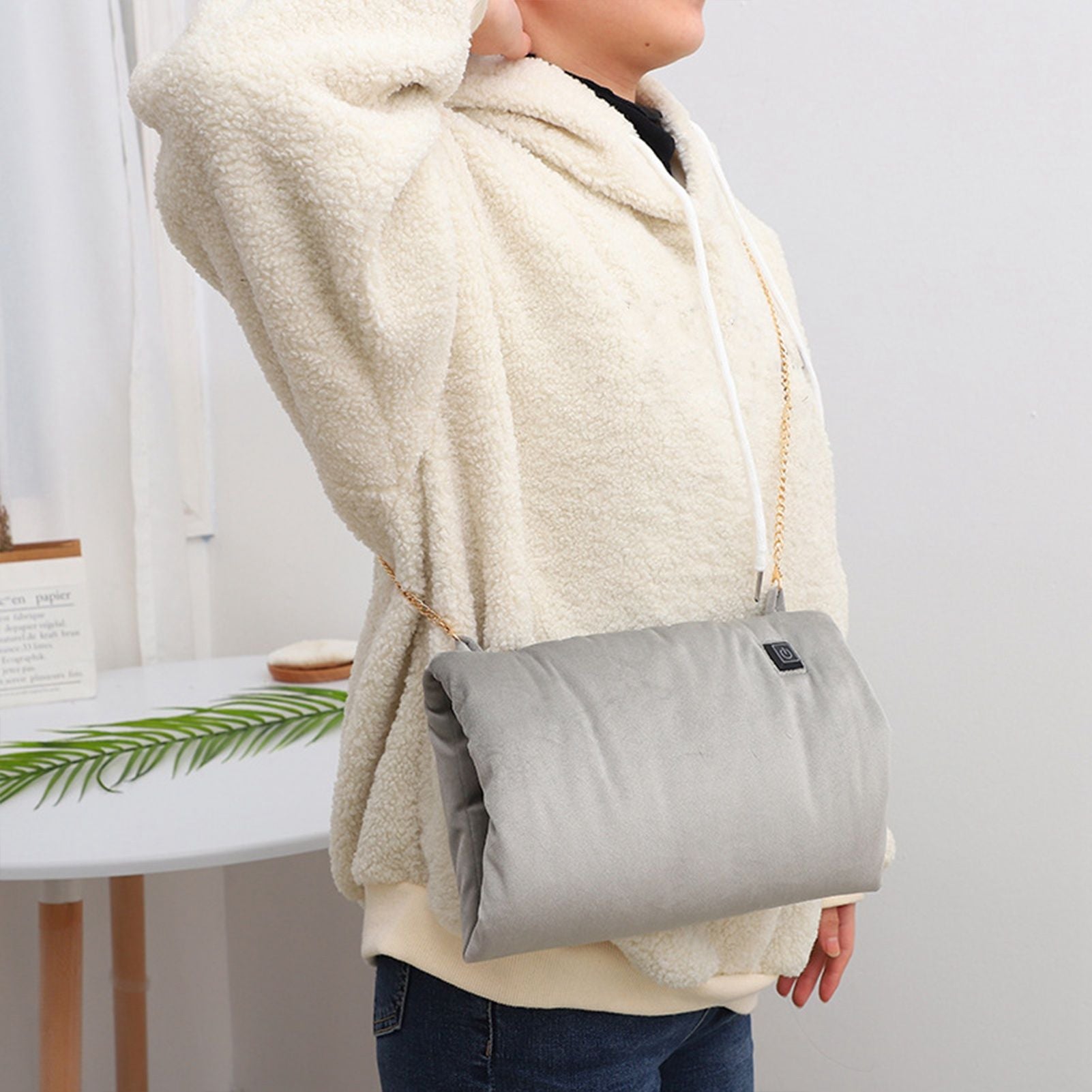 USB Charging Hand Warmer Three Temperature Control Electric Blanket Portable Heating Cushion Hand Warmer