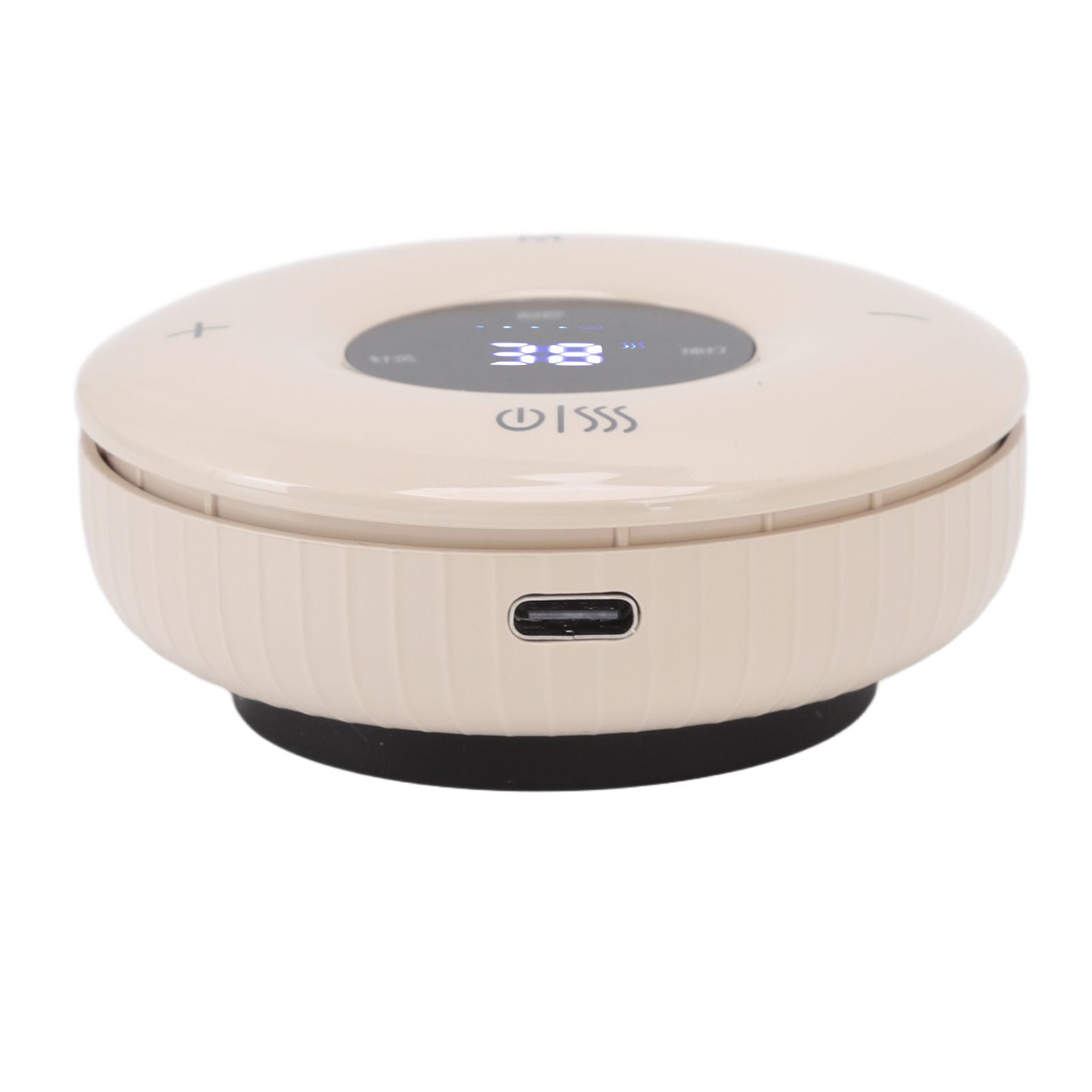 Electric Gua Sha Scrapping Massager USB Charging Multi Function Physical Gua Sha Massager with Heat and Suction for Home Apricot Yellow