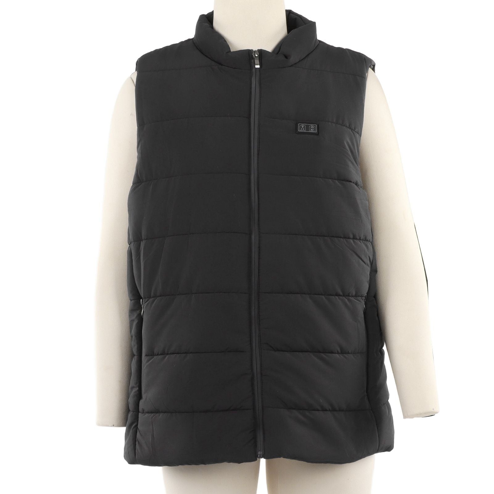 USB Heating Down Vest Dual Control Smart Electric Vest Men Women Winter Thermal Heated Vest M