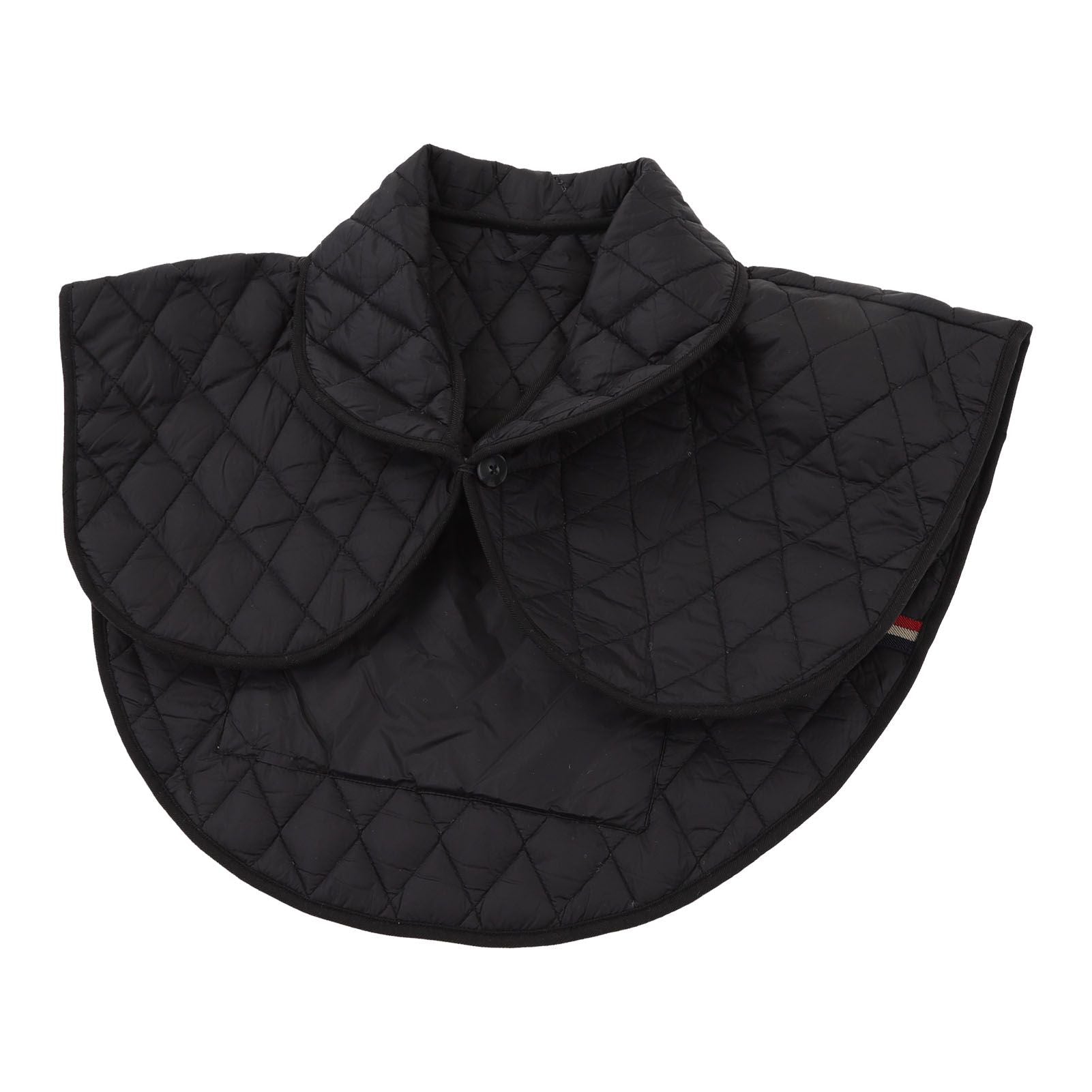 Shoulder Heating Pad Cold Proof Polyester Fiber USB Power Supply Unisex Electric Heated Shawl for Winter Black