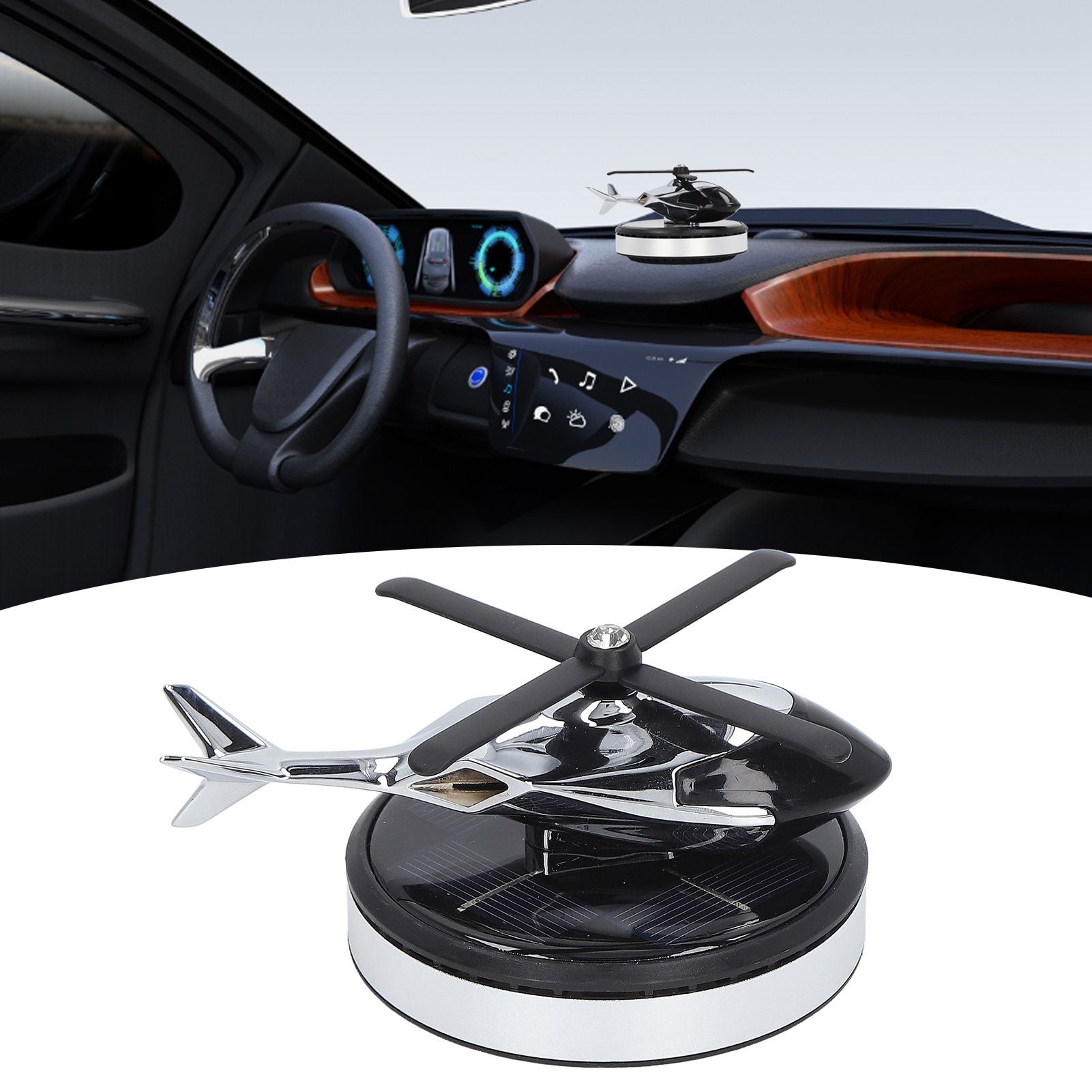 Car Fragrance Pleasant Air Removable Portable Delicate Decorative Solar Home Fragrance