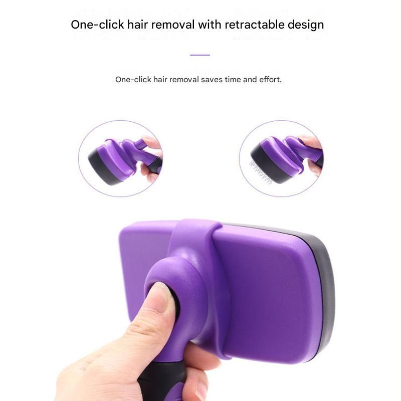 Self-Cleaning Pet Deshedding Brush – Large (Cats & Dogs)